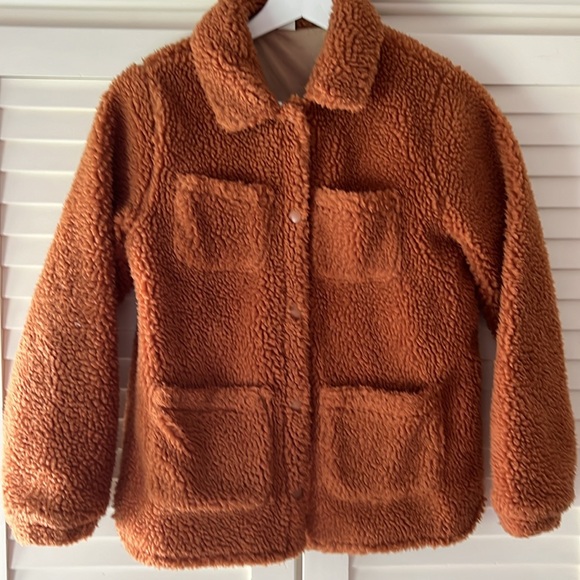 J. Crew Teddy Jacket 10-11 - Picture 3 of 7
